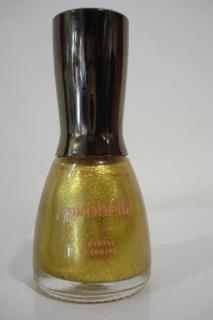 VERNIS A ONGLE   CRYSTAL SPARKING LONGUE TENUE MARQUE SONOBELLA COULEUR OR 18ML